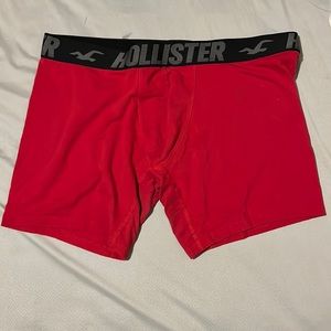 Red Hollister Boxer Briefs